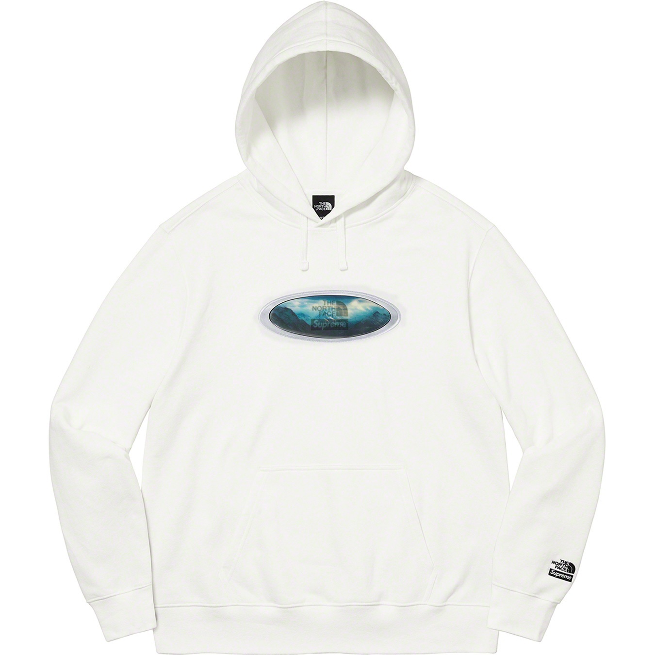 Supreme®/The North Face® Lenticular Mountains Hooded Sweatshirt view 6